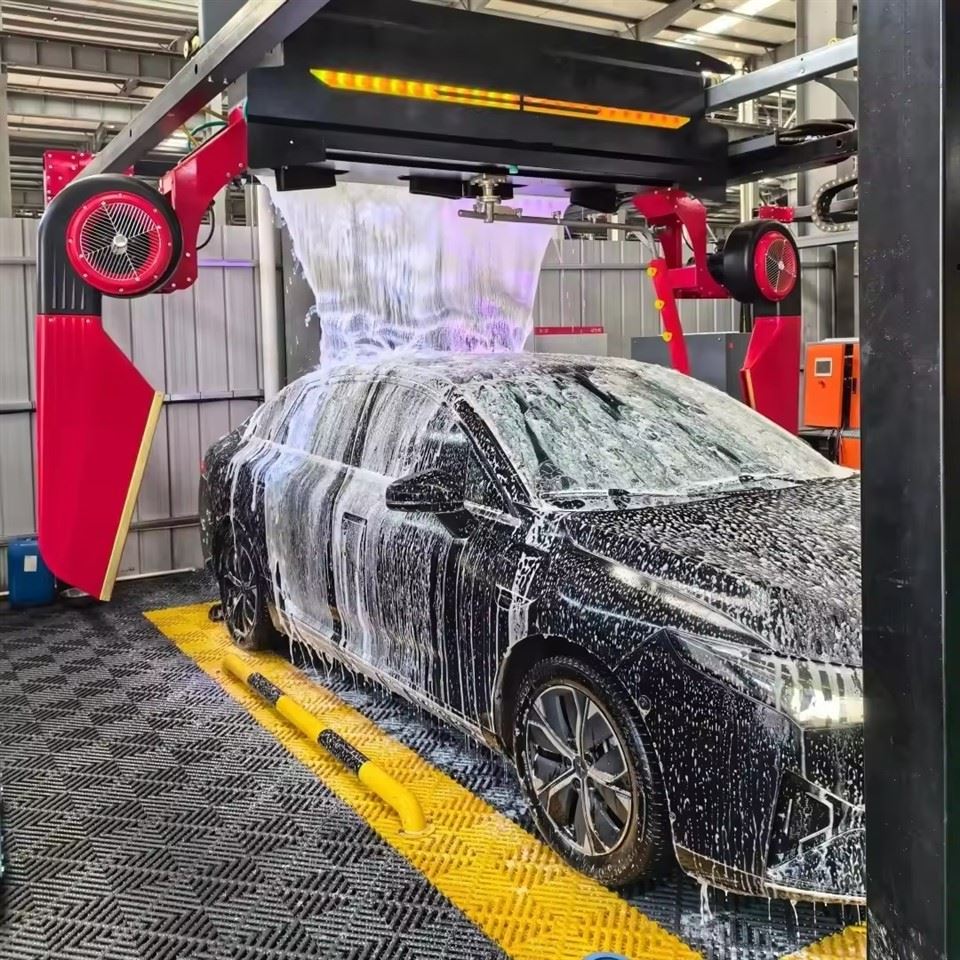 Máquina de lavar carros sem escova rápida e de alta velocidade
