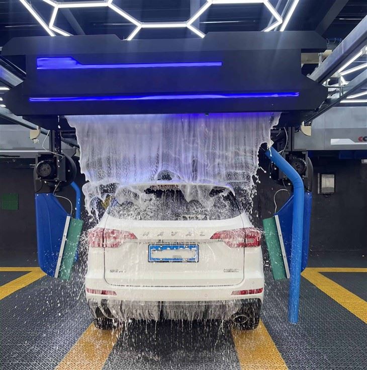 Máquina de lavagem de carros sem toque segura e ecológica